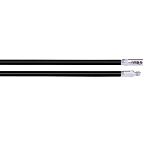 10044 Pręty RUNPOSTICKS Ø 5,5 mm, 2x1m / Czarny / RTG Ø6 / RUNPOTEC 1