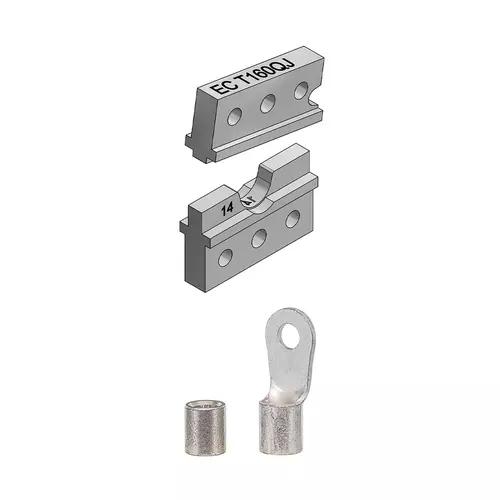EC T160QJ Matryca do końcówek i złączek nieizolowanych 14 mm² 1