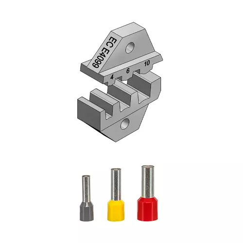 EC T4099N Matryca do końcówek i złączek nieizolowanych 4-10 mm² / Standard 1