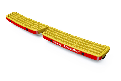 SS219YOE AccessStep Tylny podwójny stopień żółty z czujnikami parkowania Connect+ 1