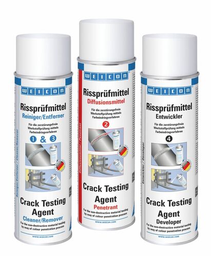WEICON 11896900 / Crack Testing Agent Set Developer+Penetrant+Cleaner 1