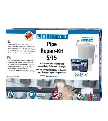WEICON 10710001 / Pipe Repair-Kit 5/15 (5 cm x 1.5 m) 1