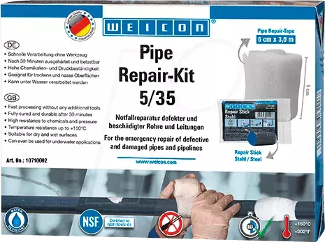 WEICON 10710002 / Pipe Repair-Kit 5/35 (5 cm x 3.5 m) 1