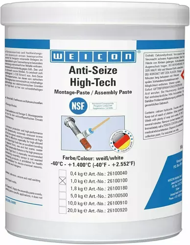 WEICON 26050100 / Anti-Seize Nickel Assembly Paste 1.0 kg 1