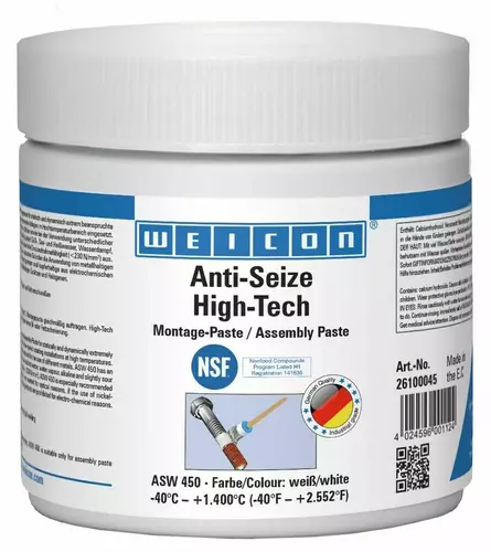 WEICON 26100045 / Anti-Seize High-Tech Assembly 450 g 1