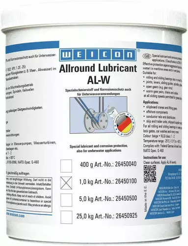 WEICON 26450100 / AL-W High Performance Grease 1 kg 1