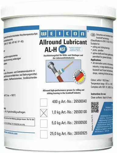 WEICON 26500100 / AL-H High Performance Grease 1 kg 1