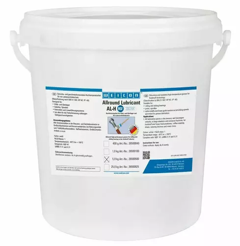 WEICON 26500500 / AL-H High Performance Grease 5 kg 1
