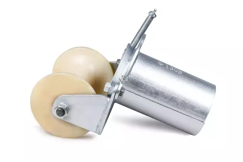 PKP80 Przejście kablowe proste do rur 80mm z rolką 1