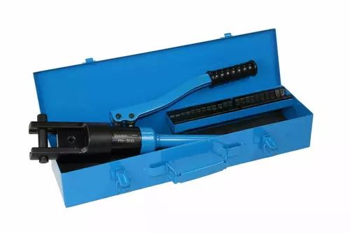 PH-300 Praska hydrauliczna do kabli 70kN / z matrycami 10-300mm2 1