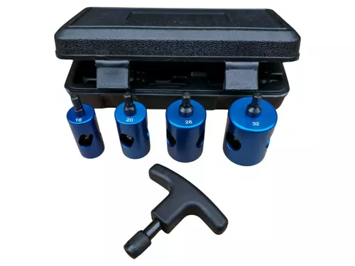 K1632B Kalibrator do rur PEX 16-20-26-32mm / Zestaw walizkowy 1