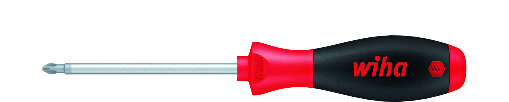 Wkrętak SoftFinish Phillips z trzonem okrągłym PH1 x 80 mm / WIHA 00756 1