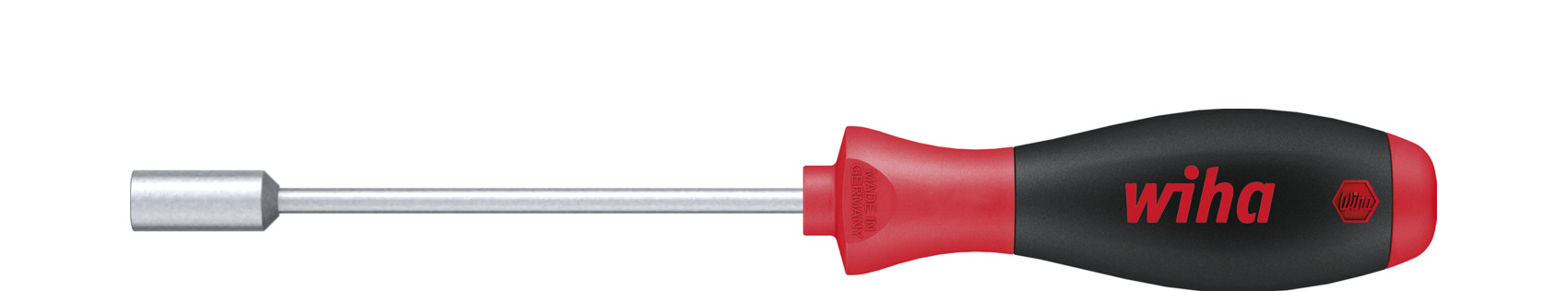 Wkrętak SoftFinish klucz nasadowy sześciokątny z trzonem okrągłym 7.0 mm x 125 mm / WIHA 01023 1
