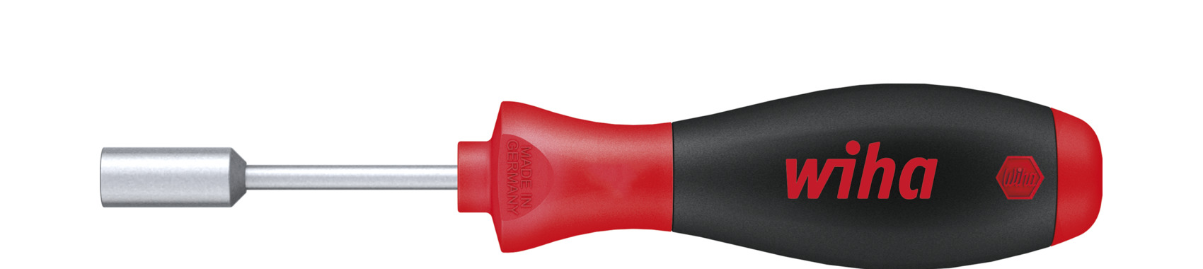 Wkrętak SoftFinish klucz nasadowy sześciokątny z krótkim trzonem okrągłym 5.5 mm x 65 mm / WIHA 01076 1