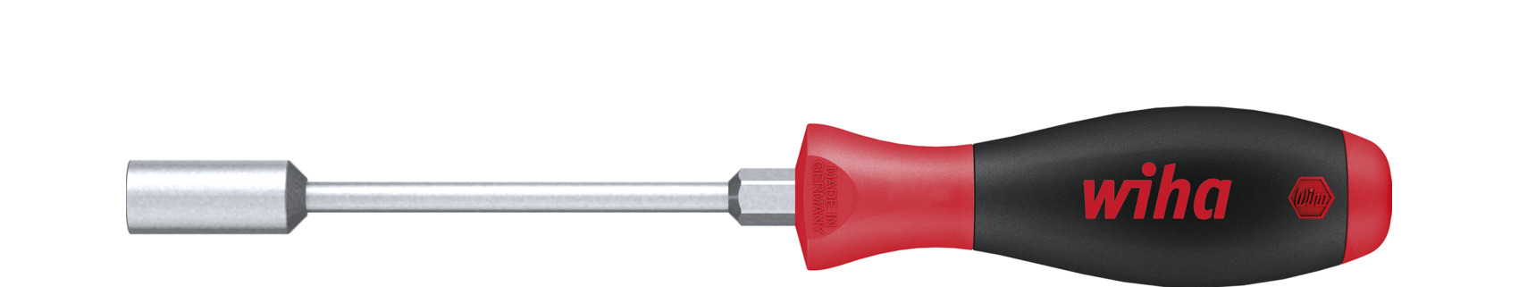 Wkrętak SoftFinish klucz nasadowy sześciokątny z trzonem okrągłym i nasadką sześciokątną 13.0 mm x 125 mm / WIHA... 1