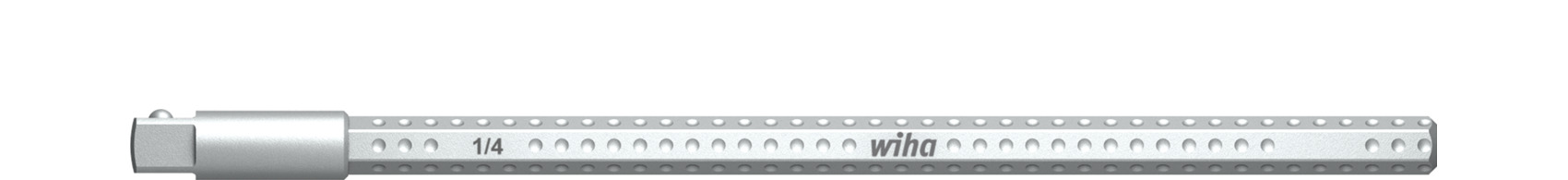 Trzon wymienny SYSTEM 6 adapter czworokątny 1/4" do kluczy nasadowych 150 mm / WIHA 03883 1