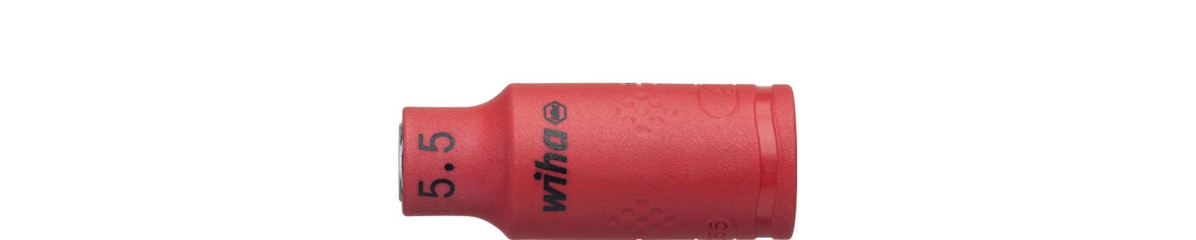 Nasadka klucza, izolowana sześciokąt zewnętrzny 1/4" 5.5 mm x 42 mm / WIHA 10102 1