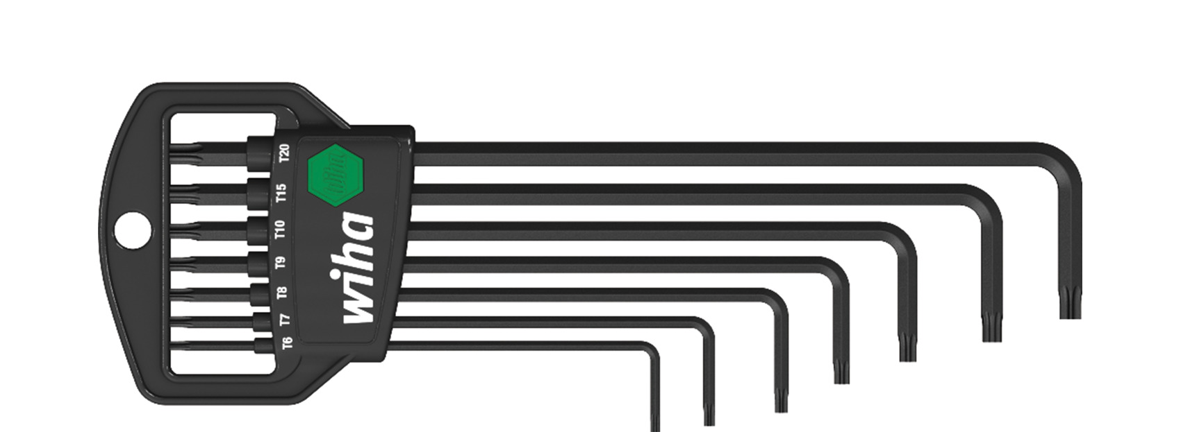 Zestaw kluczy trzpieniowych w uchwycie Classic TORX® MagicSpring® 7-cz. oksydowany chemicznie / WIHA 10381 1