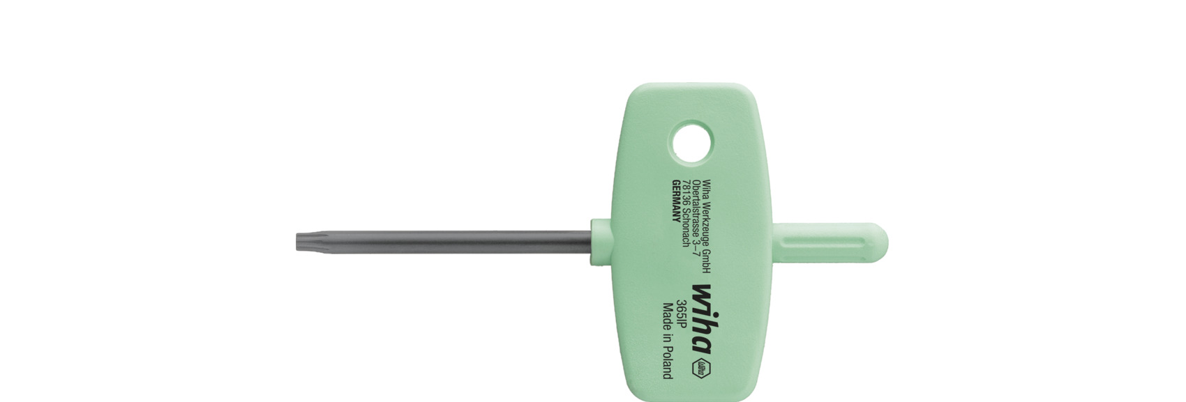 Klucze trzpieniowe z rękojeścią w kształcie klucza TORX® oksydowany chemicznie 5IP x 70 mm / WIHA 26181 1