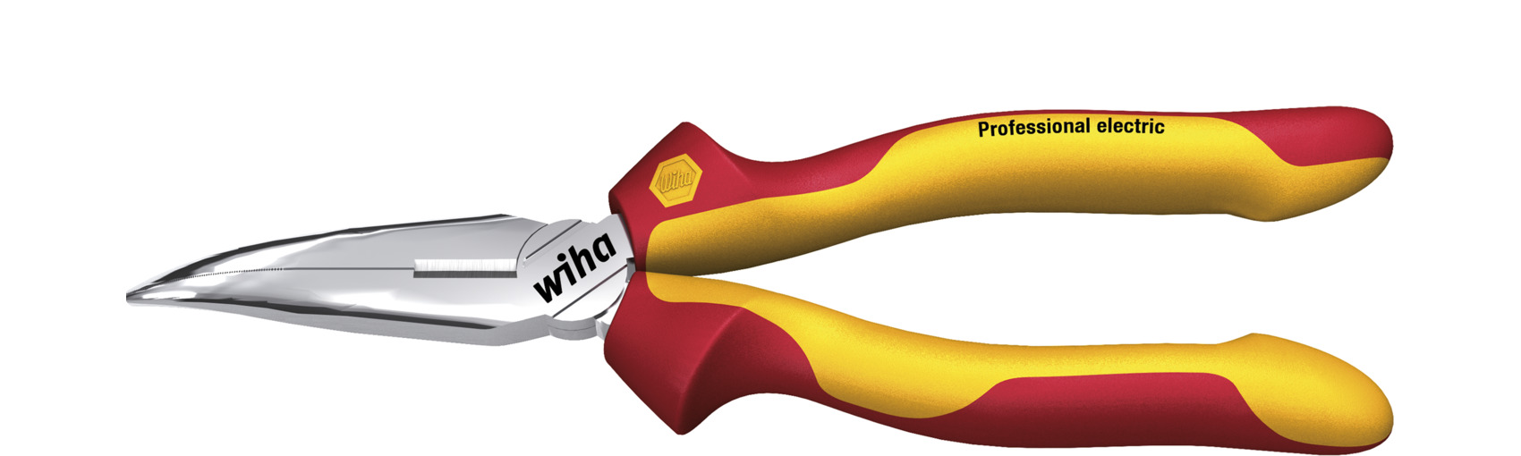 Szczypce półokrągłe Professional electric z ostrzem zakrzywionym, ok. 40° 160 mm, 6 1/2" / WIHA 26728 1