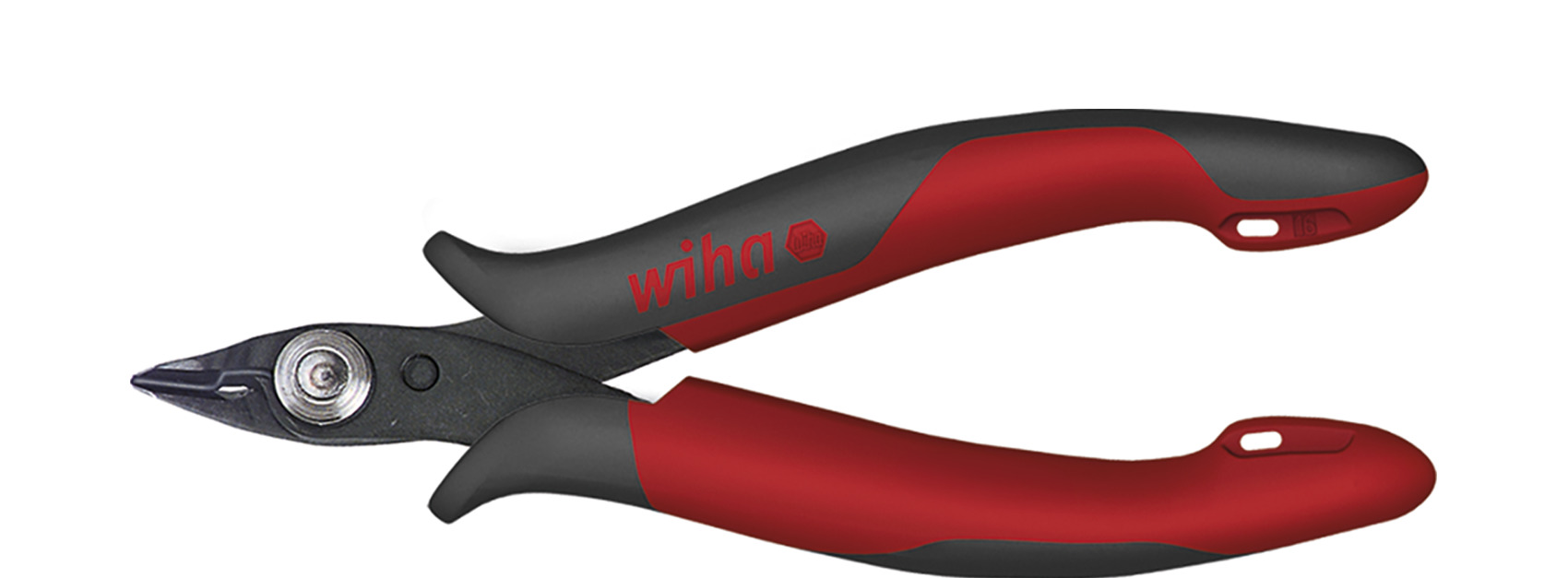 Szczypce do cięcia bocznego Electronic wąska, ostro zakończona główka i sprężyna drutowa bez uskoku 130 mm, 5" / WIHA... 1