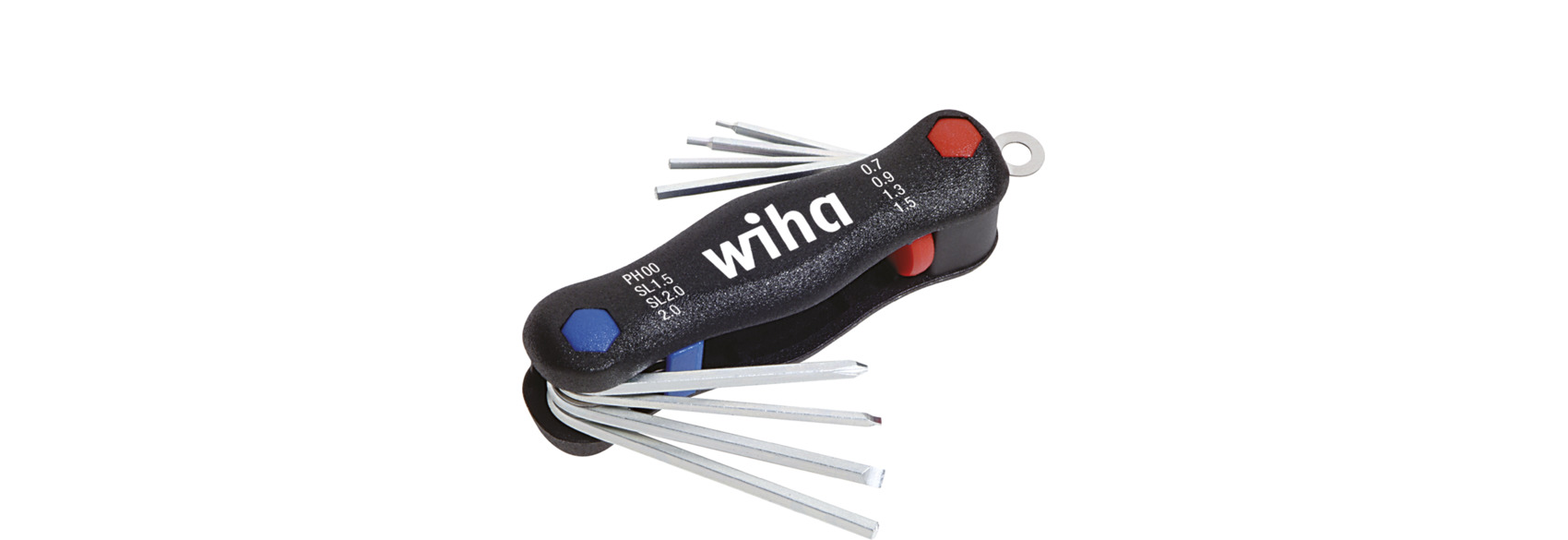 Narzędzie wielofunkcyjne Mini PocketStar płaskie, Phillips, sześciokątne, 8-cz. / WIHA 27936 1