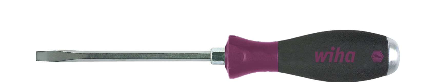 Wkrętak MicroFinish Płaski z przelotowym trzonem sześciokątnym i masywnym kołpakiem stalowym 10.0 mm x 175 mm / WIHA... 1