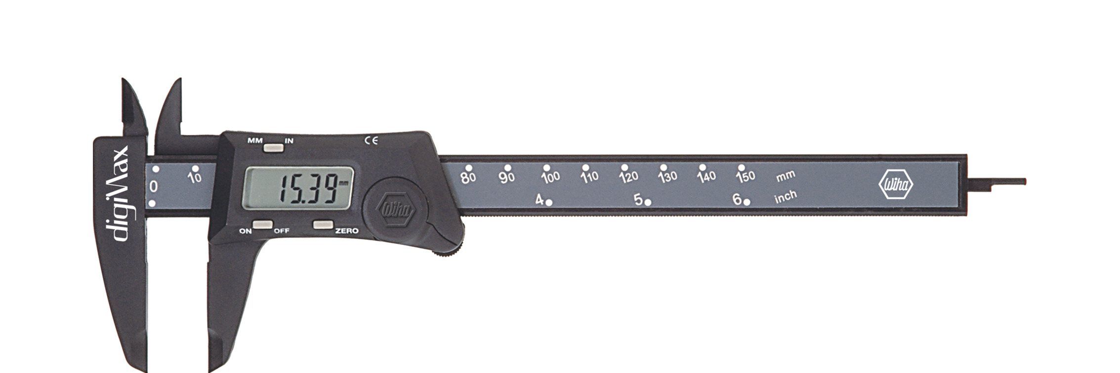 Suwmiarka digiMax cyfrowa odczyt 0,01 mm 150 mm / WIHA 29422 1