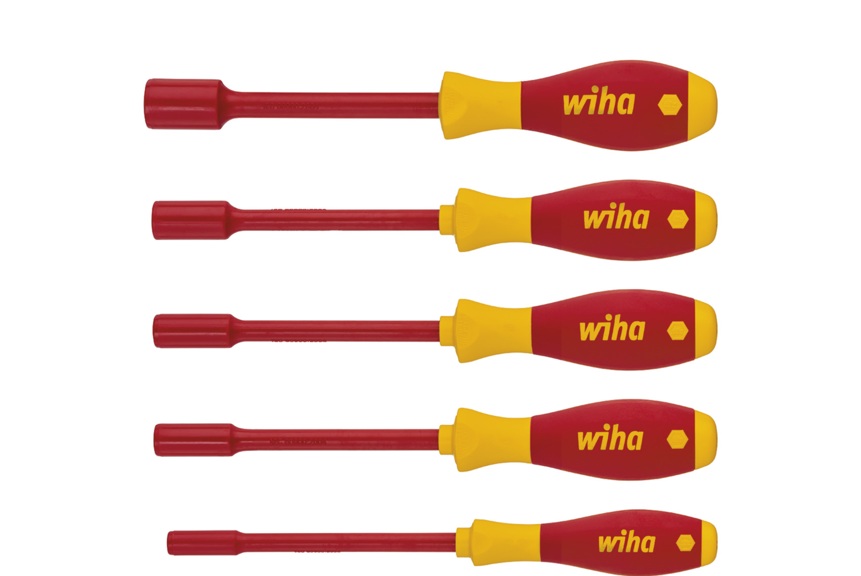 Zestaw wkrętaków SoftFinish electric klucz nasadowy sześciokątny 5-cz. / WIHA 29466 1
