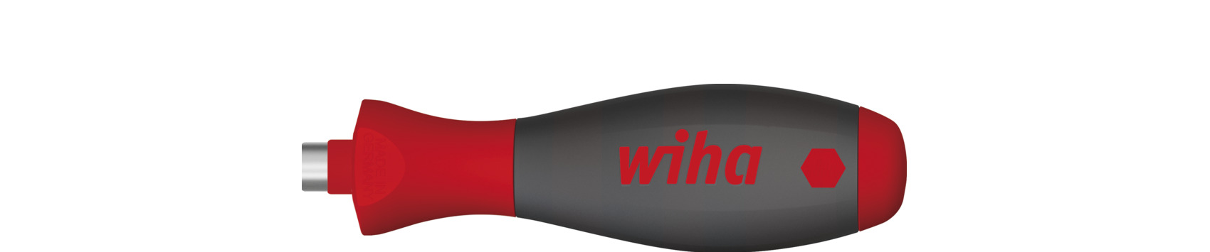 Wkrętak z uchwytem na bity SoftFinish magnetyczny 1/4" 112 mm / WIHA 32160 1