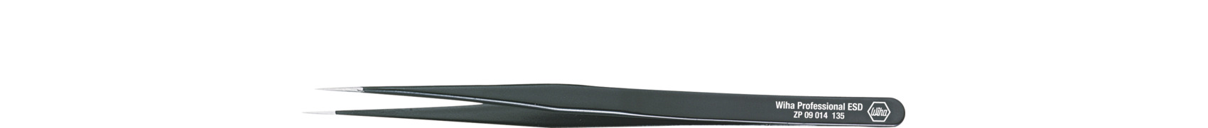 Pęseta precyzyjna Professional ESD typ SS SS, 135 mm / WIHA 32326 1
