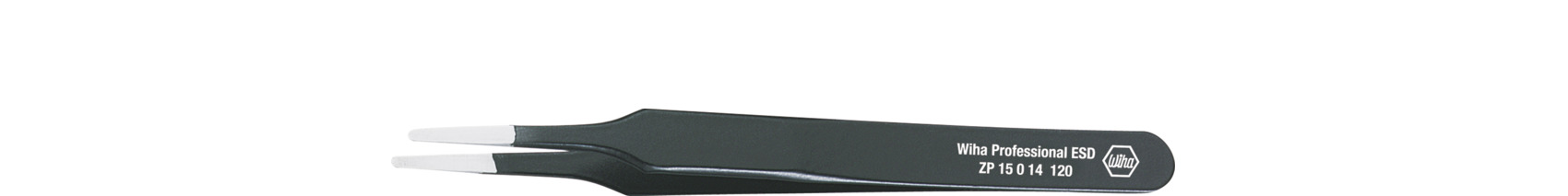 Pęseta precyzyjna Professional ESD typ 2a 2a, 120 mm / WIHA 32329 1