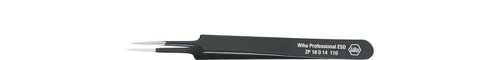 Pęseta precyzyjna Professional ESD typ 5 5, 110 mm / WIHA 32334 1