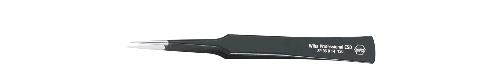 Pęseta precyzyjna Professional ESD typ GG GG, 130 mm / WIHA 32347 1