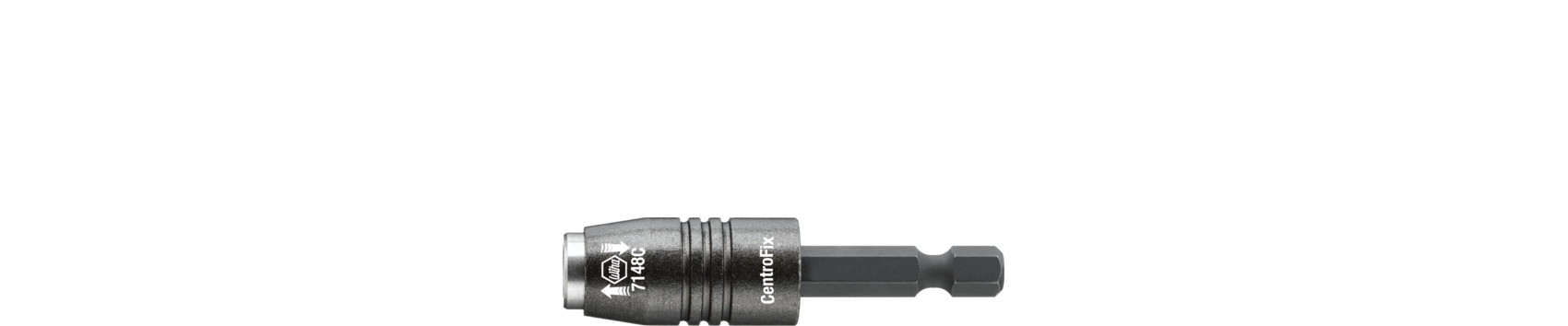Uchwyt na bity CentroFix, blokowany mechanicznie 1/4" w kasecie 60 mm / WIHA 32477 1