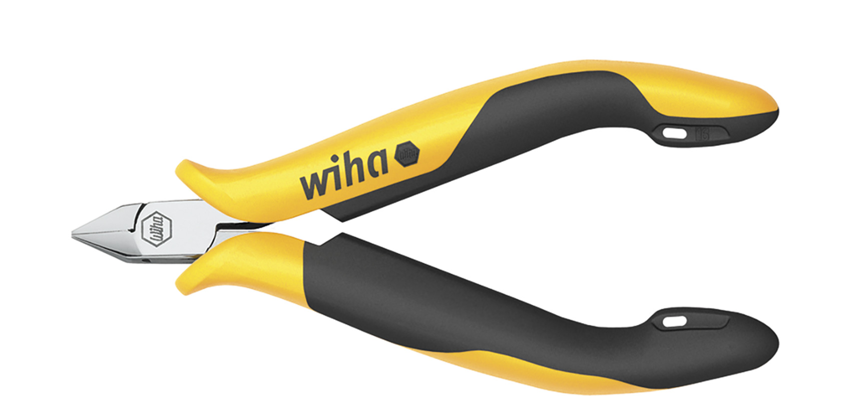 Szczypce Professional ESD do cięcia bocznego wąska, ostro zakończona główka bez uskoku 115 mm, 4 1/2" / WIHA 33521 1