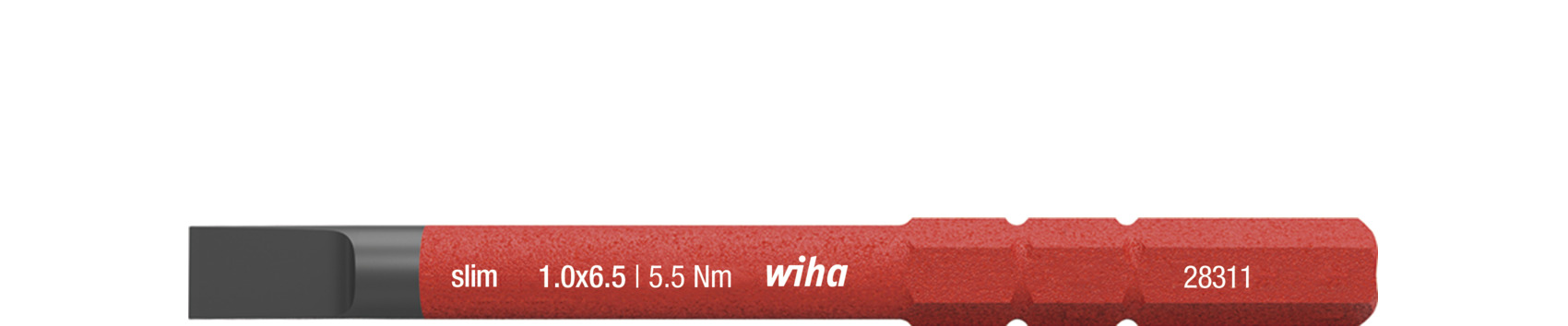 Bit slimBit electric płaski 6.5 mm x 75 mm / WIHA 34582 1
