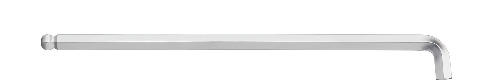Klucze sześciokątne sześciokątny z główką kulistą z krótkim ramieniem, chromowany matowo 1.5 mm x 91 mm / WIHA 35482 1