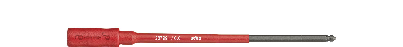 Adapter TorqueVario-S electric do bitów slimBit 6.0 mm / WIHA 35870 1