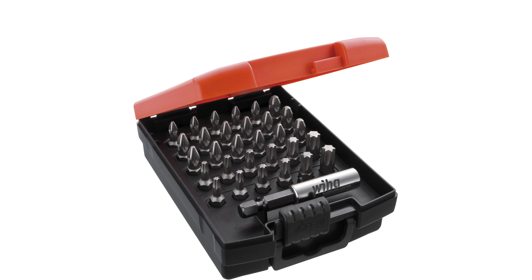 Zestaw bitów Standard 25 mm TORX®, Pozidriv 1/4" 31-cz. w kasecie / WIHA 36310 1