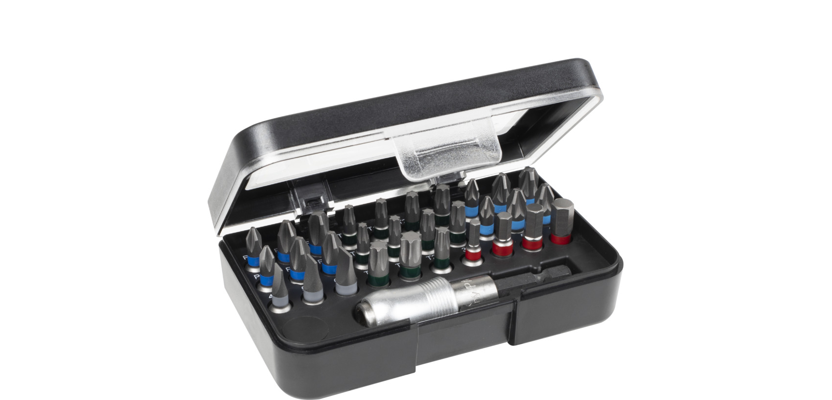 Zestaw bitów Standard 25 mm mieszany 31-cz. 1/4" C6,3 w kasecie z zaczepem na pasek / WIHA 41131 1