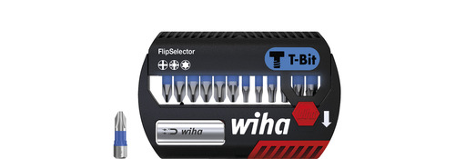 Zestaw bitów FlipSelector, bit T 25 mm Phillips, Pozidriv, TORX® 13-cz. 1/4" C6,3 / WIHA 41824 1