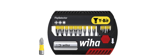 Zestaw bitów FlipSelector, bit Y 25 mm Phillips, Pozidriv, TORX® 13-cz. 1/4" C6,3 / WIHA 41827 1