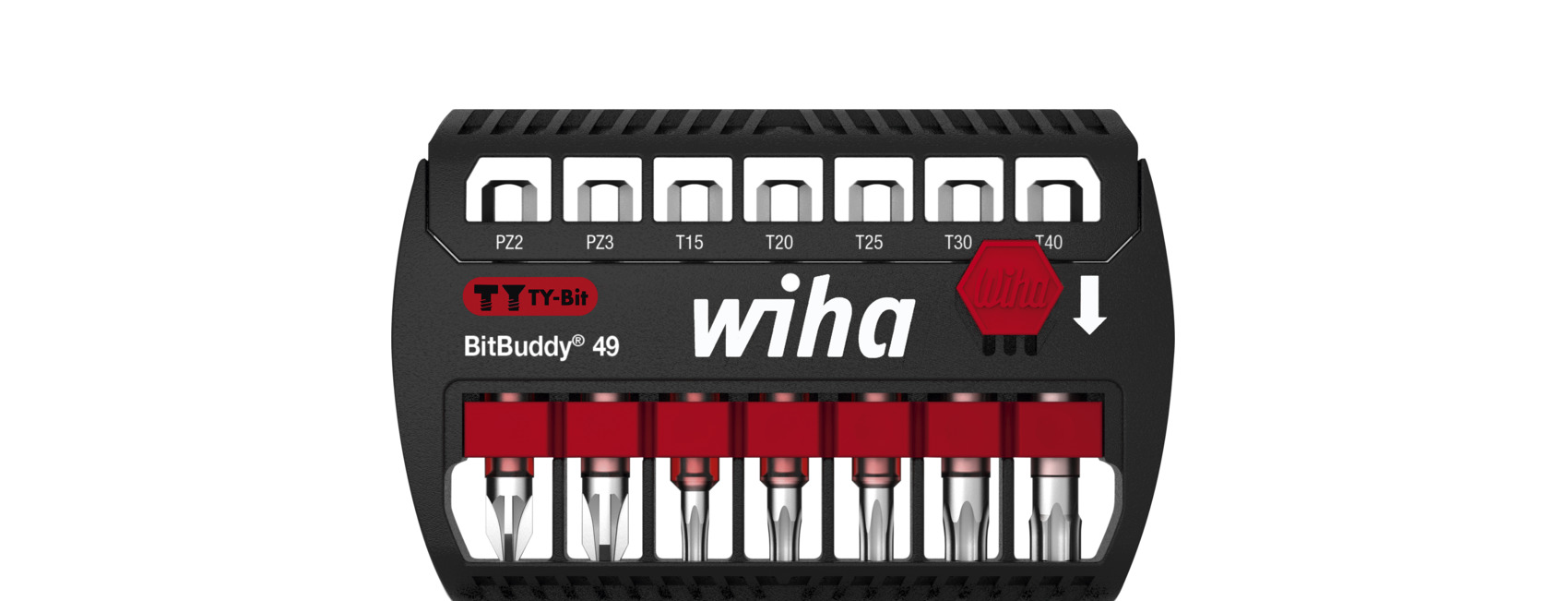 Zestaw bitów BitBuddy® bit TY 49 mm Pozidriv, TORX® 7-cz. 1/4" E6,3 / WIHA 42118 1