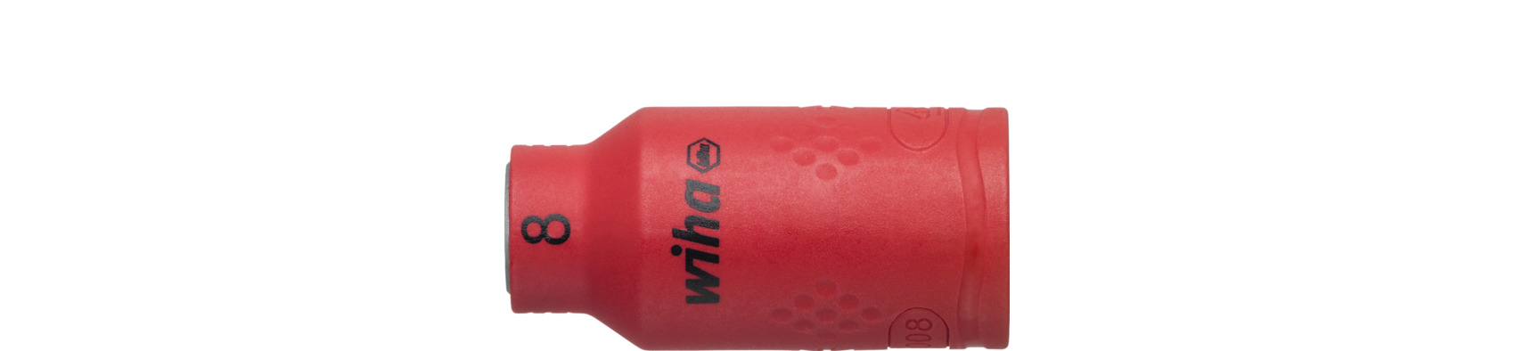 Nasadka klucza, izolowana sześciokąt zewnętrzny 3/8" 8.0 mm x 45 mm / WIHA 43065 1