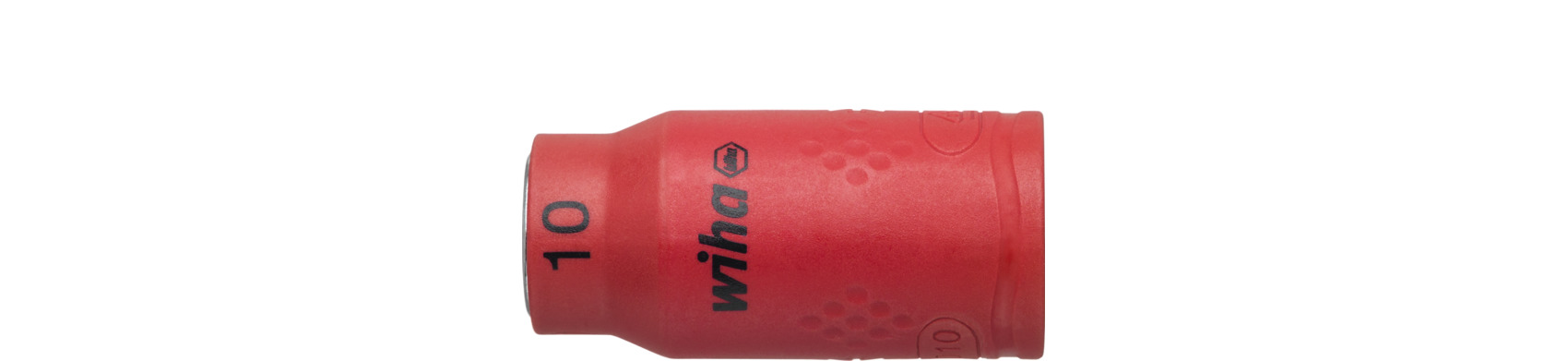 Nasadka klucza, izolowana sześciokąt zewnętrzny 3/8" 10.0 mm x 45 mm / WIHA 43066 1