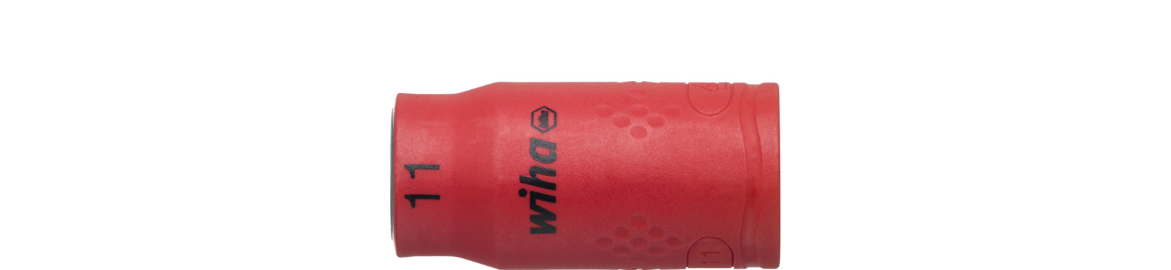 Nasadka klucza, izolowana sześciokąt zewnętrzny 3/8" 11.0 mm x 45 mm / WIHA 43067 1