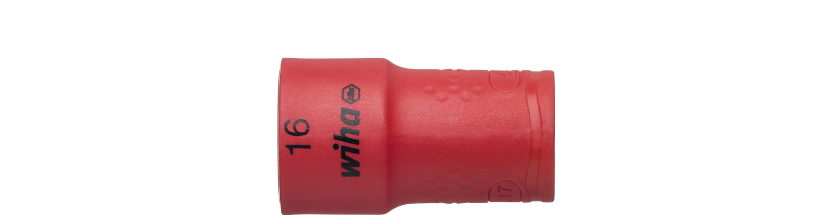 Nasadka klucza, izolowana sześciokąt zewnętrzny 3/8" 16.0 mm x 45 mm / WIHA 43071 1