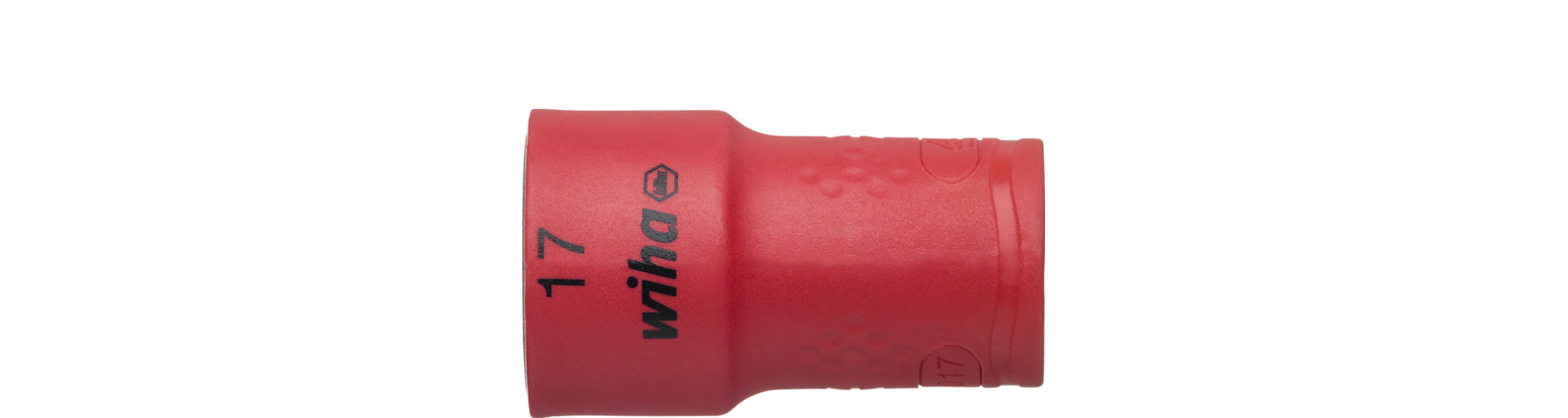 Nasadka klucza, izolowana sześciokąt zewnętrzny 3/8" 17.0 mm x 45 mm / WIHA 43072 1