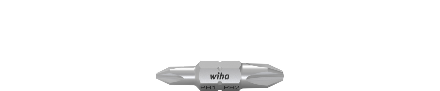 Zestaw podwójnych bitów Phillips (PH1/PH2) 10-cz. wraz z kasetą / WIHA 43861 1